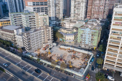 Macau Housing Bureau Office Building - Foundation Works